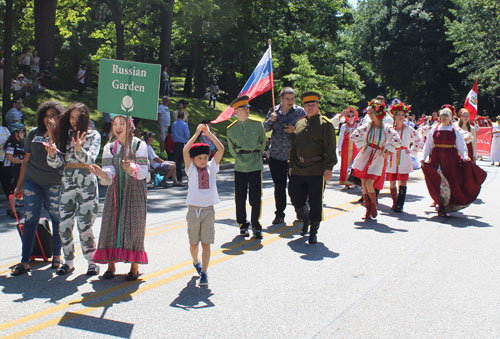 Russian Cultural Garden in 2019 One World day Parade of Flags